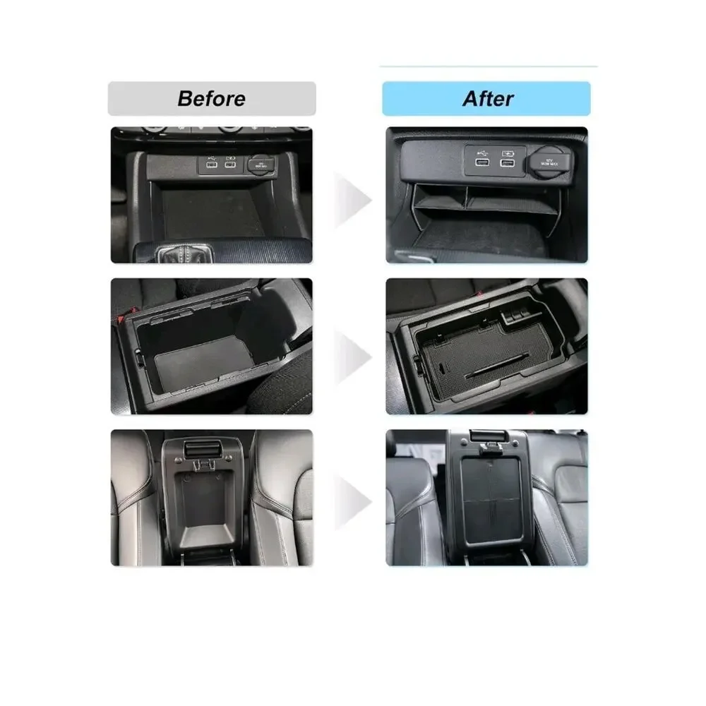 3pcs 2025 2024 Civic Center Console for Honda Civic 2024 Accessories 2024 Honda